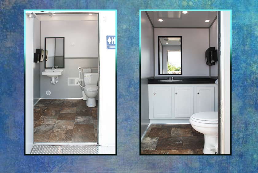 ENTRANCES TO 2 of 3 RESTROOMS