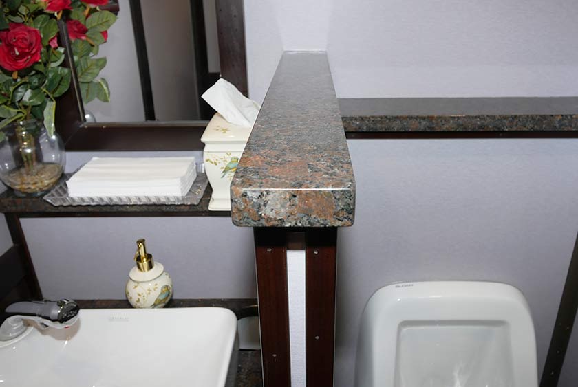 CORIAN MARBLE PRIVACY DIVIDER