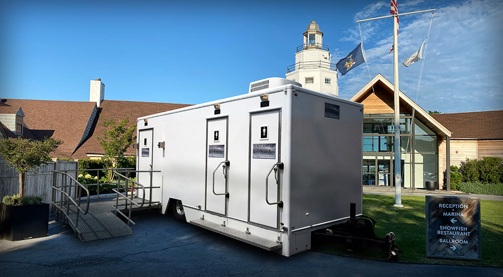 Indepedence Handicap Restroom Trailer Near Light House