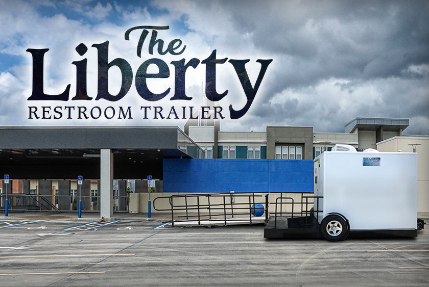 THE LIBERTY HANDICAP RESTROOM TRAILER