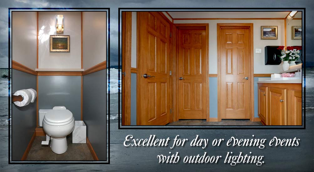 The Moorings Luxury Restroom Trailer Excellent For Day And Evening Events