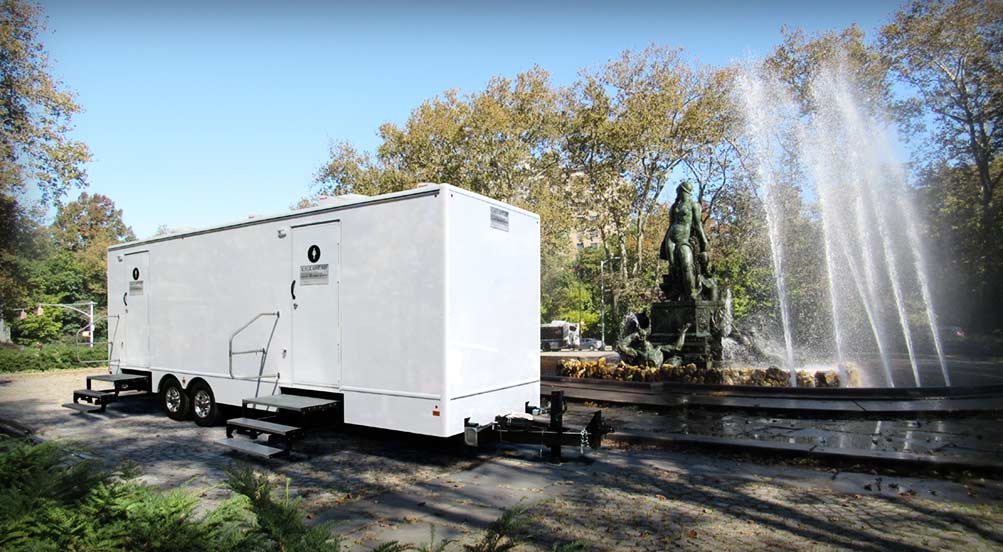 The PARKSIDE Restroom Trailer In The Park 