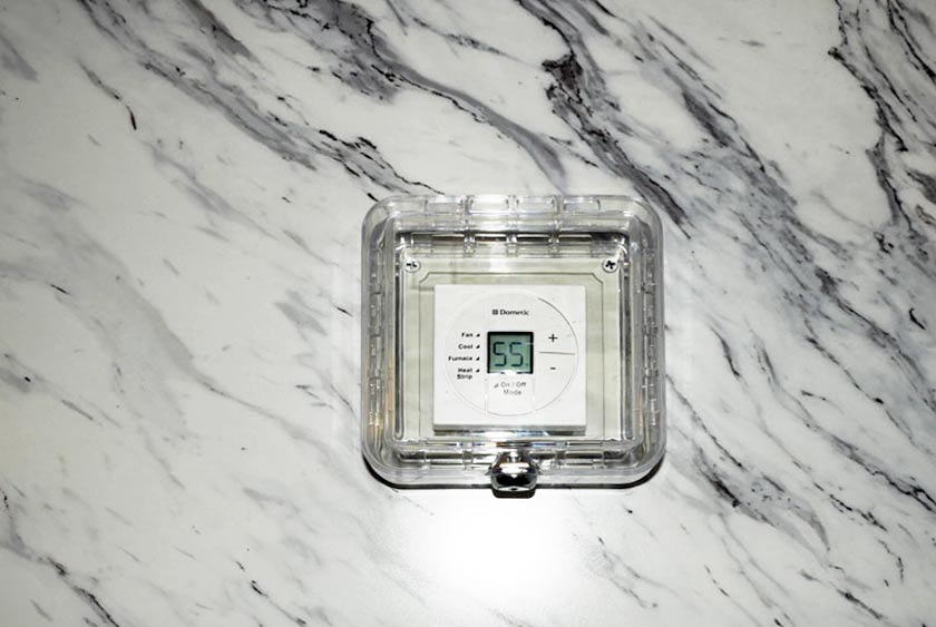 A/C AND HEAT ARE THERMOSTAT-CONTROLLED