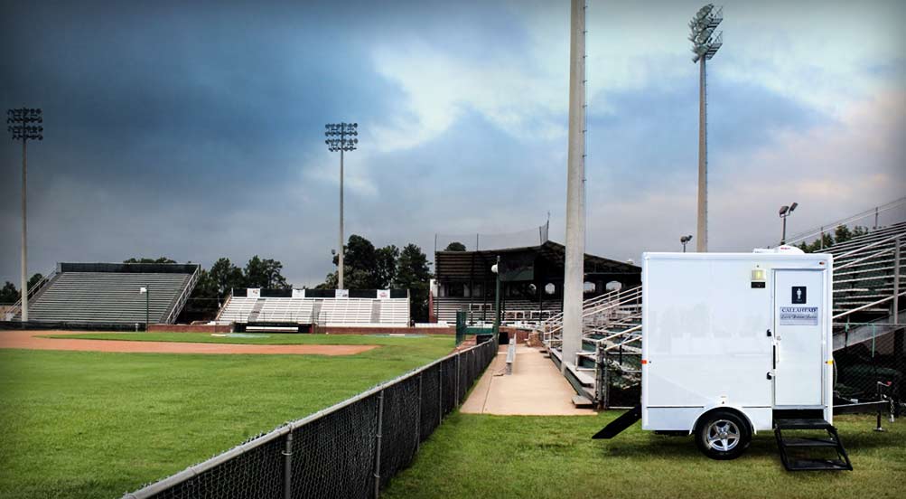 The Bedrock Restroom Trailer for Construction