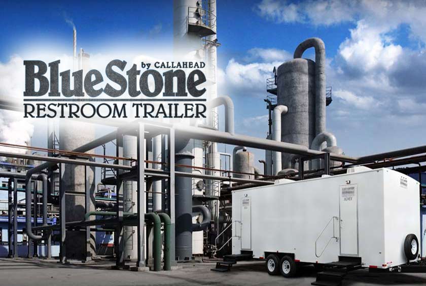 THE BLUESTONE RESTROOM TRAILER BY CALLAHEAD