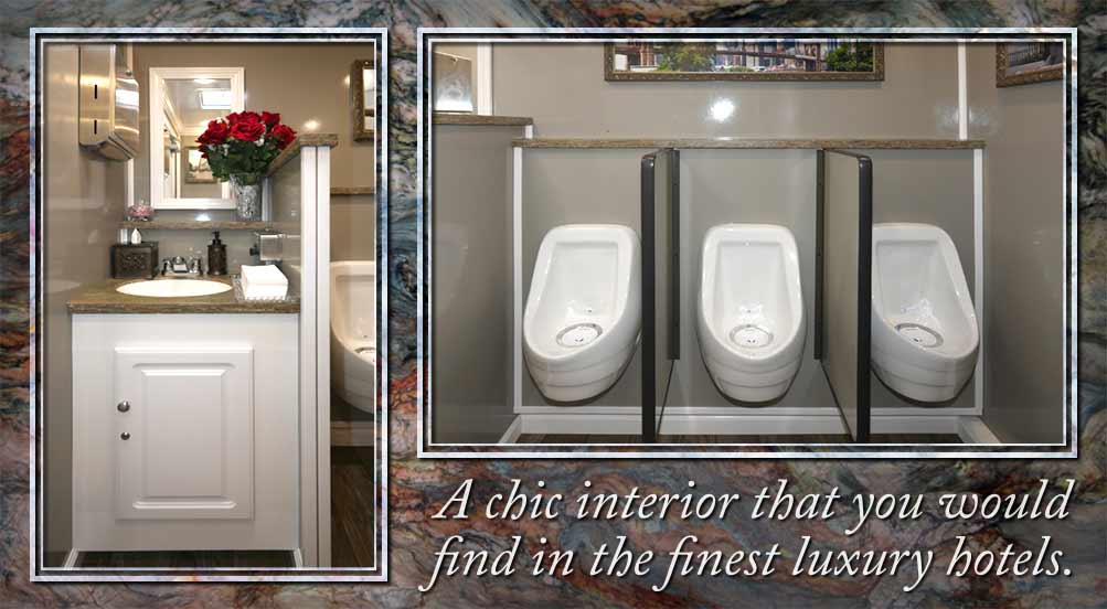 The Cobble Hill Luxury Bathroom Trailer in New York