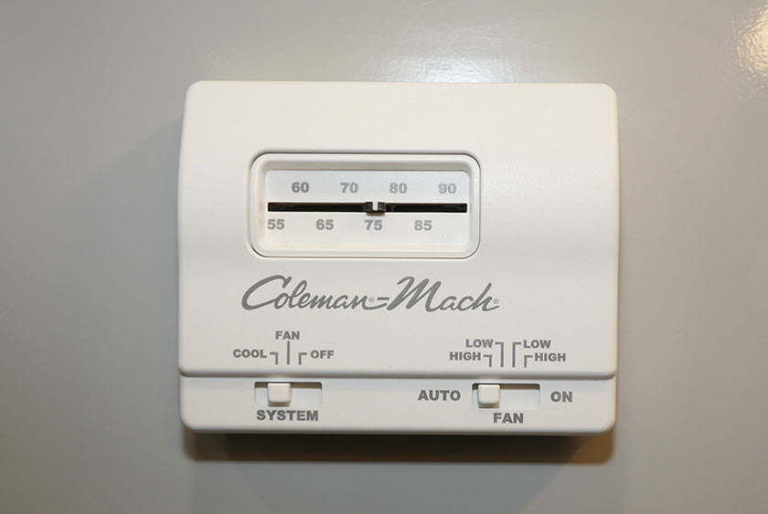 AIR CONDITIONING IS THERMOSTAT CONTROLLED