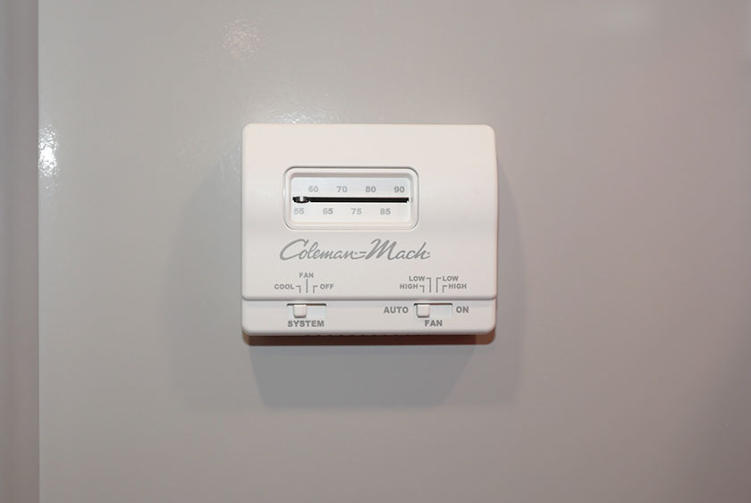 AIR CONDITIONING IS THERMOSTAT CONTROLLED