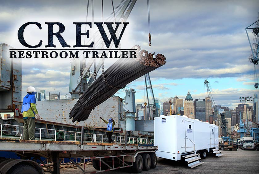 THE CREW RESTROOM TRAILER BY CALLAHEAD