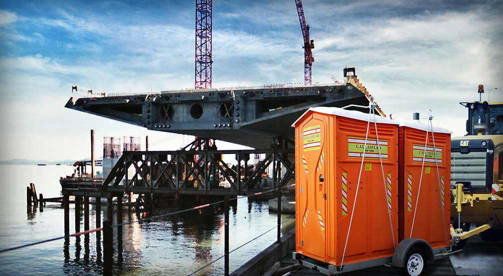 The Double Safety Head Portable Restroom Down By The Water