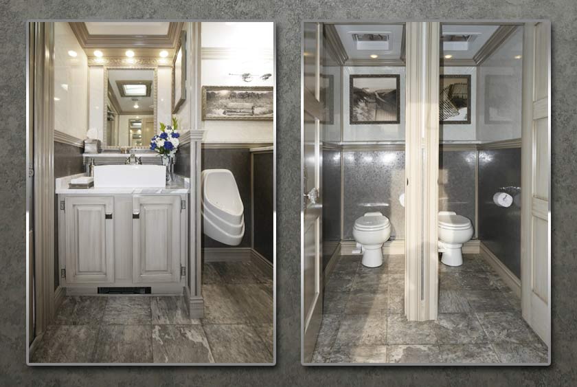 DRIFTWOOD RESTROOM TRAILER INTERIOR DETAILS