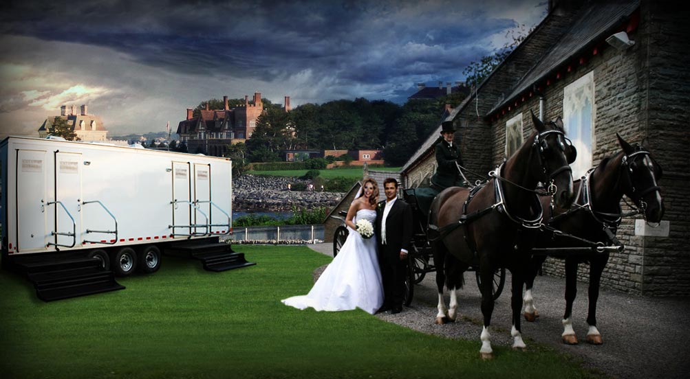 The Equestrian Luxury Restroom Trailer By The Water