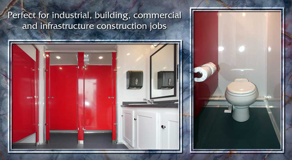Construction Portable Restroom Trailer