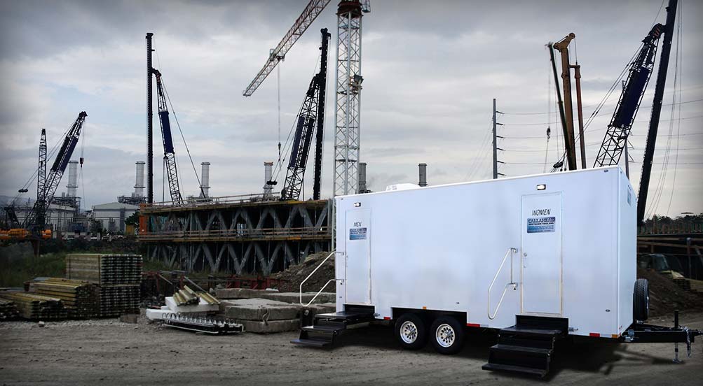 The Fordham Restroom Trailer On The Highway