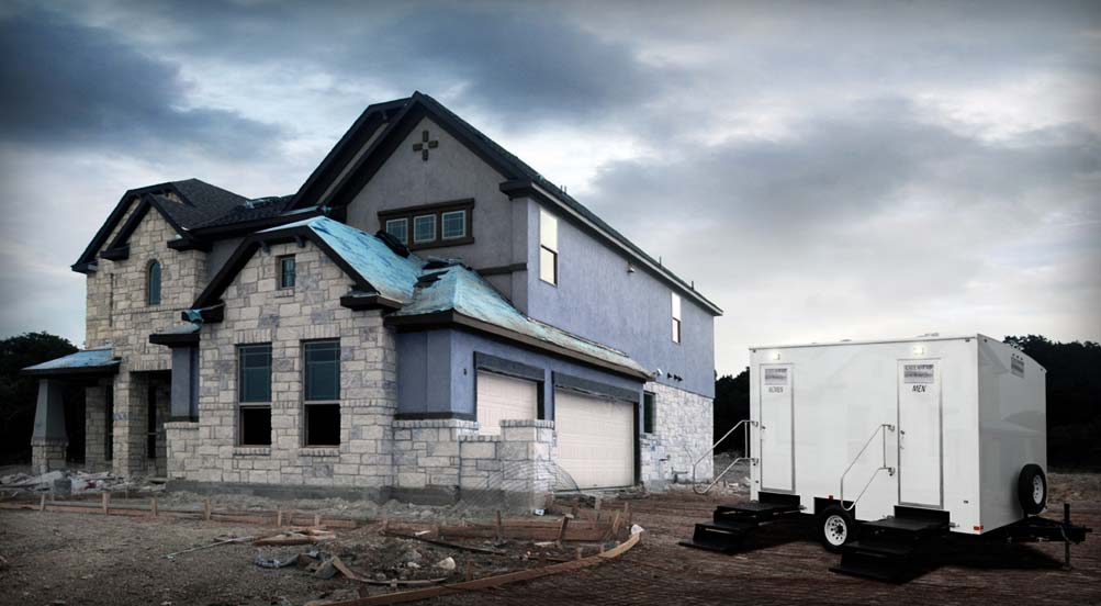 The Granite Restroom Trailer Residential Construction