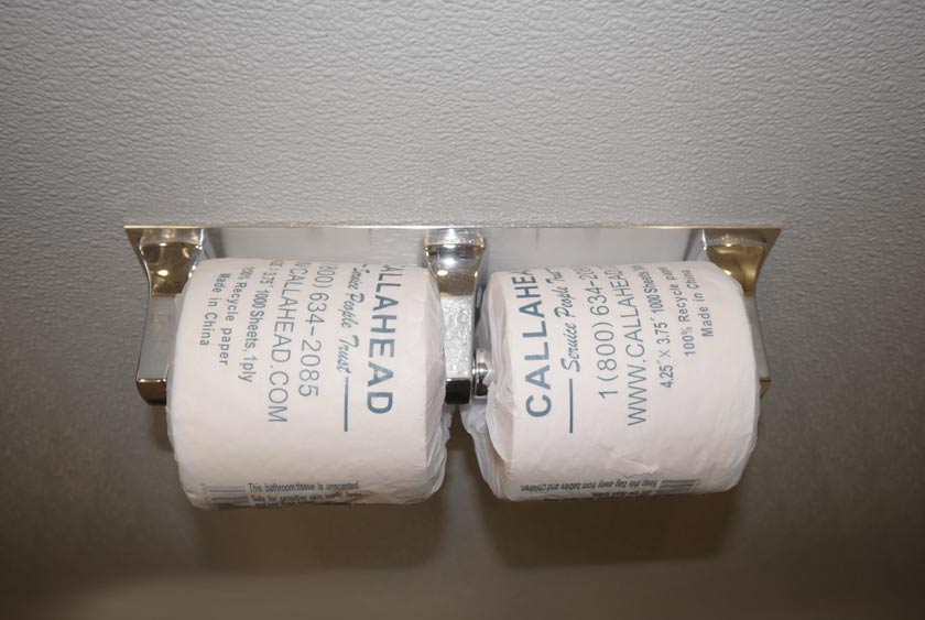 STURDY METAL TOILET PAPER HOLDERS