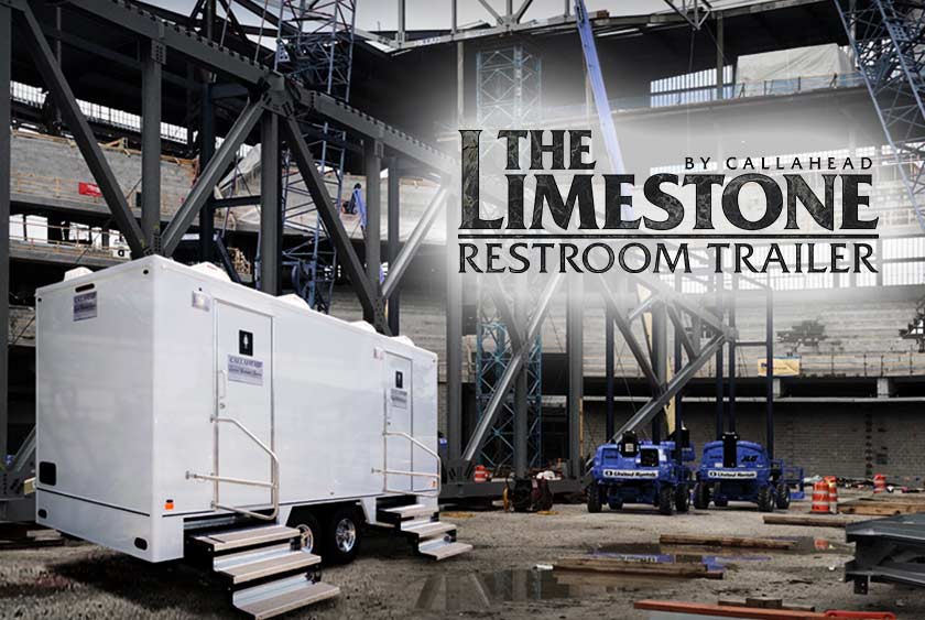 THE LIMESTONE RESTROOM TRAILER BY CALLAHEAD