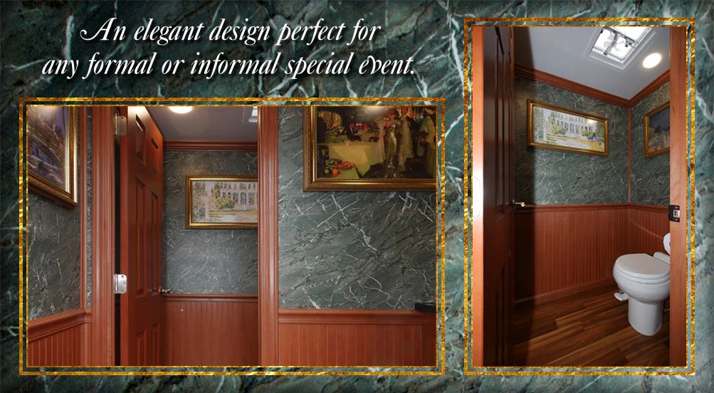 The Manhasset Restroom Trailer Has Elegant Design Perfect For Any Formal Or Informal Special Event