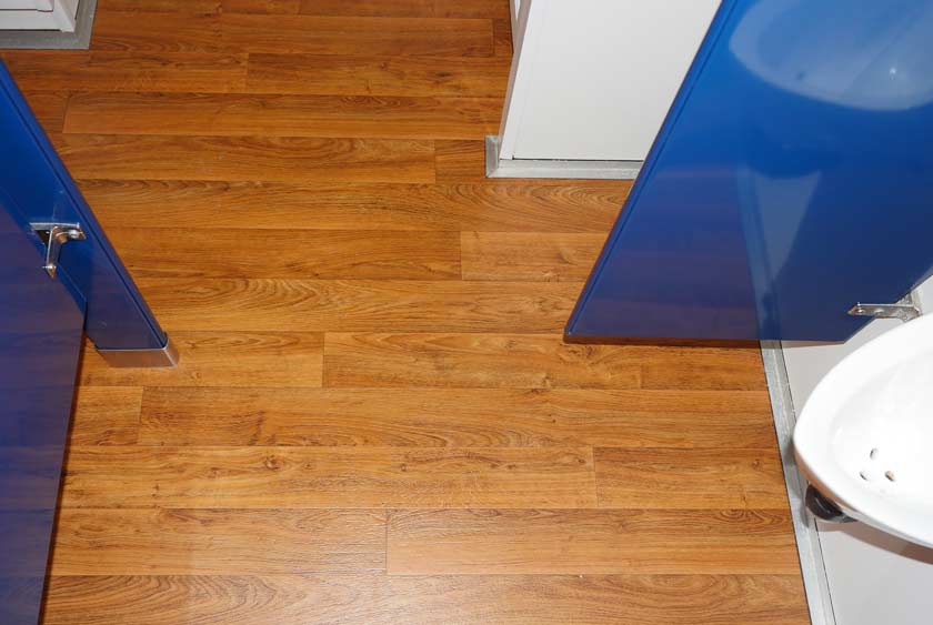 MEN'S SIDE HAS AMPLE ROOM FOR HEAVY USE