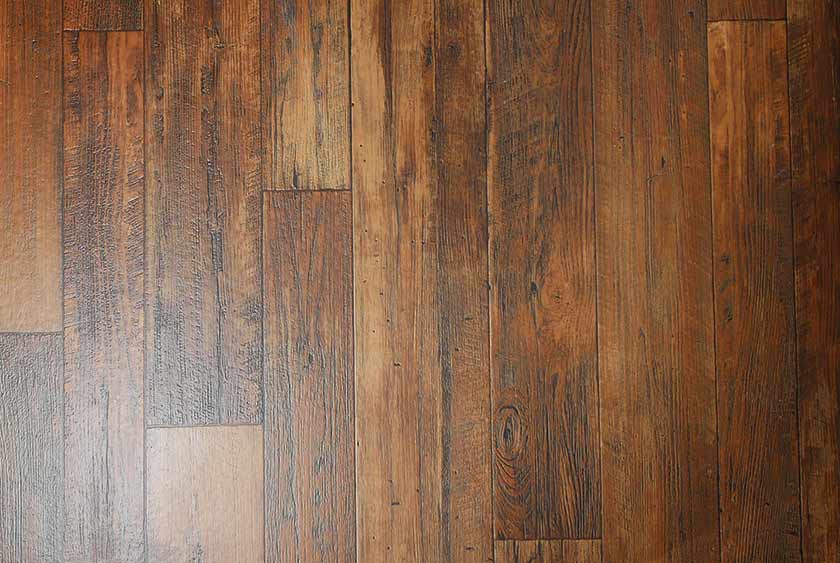 FAUX WIDE PLANK WOOD FLOORING