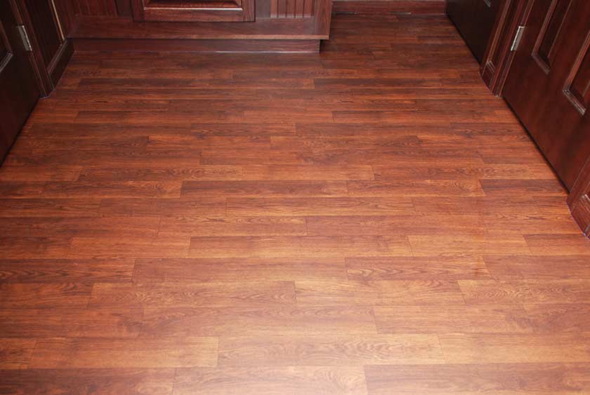 FAUX MAHOGANY WOOD FLOORING