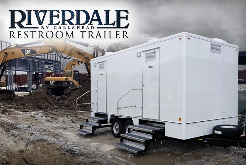 THE RIVERDALE RESTROOM TRAILER BY CALLAHEAD