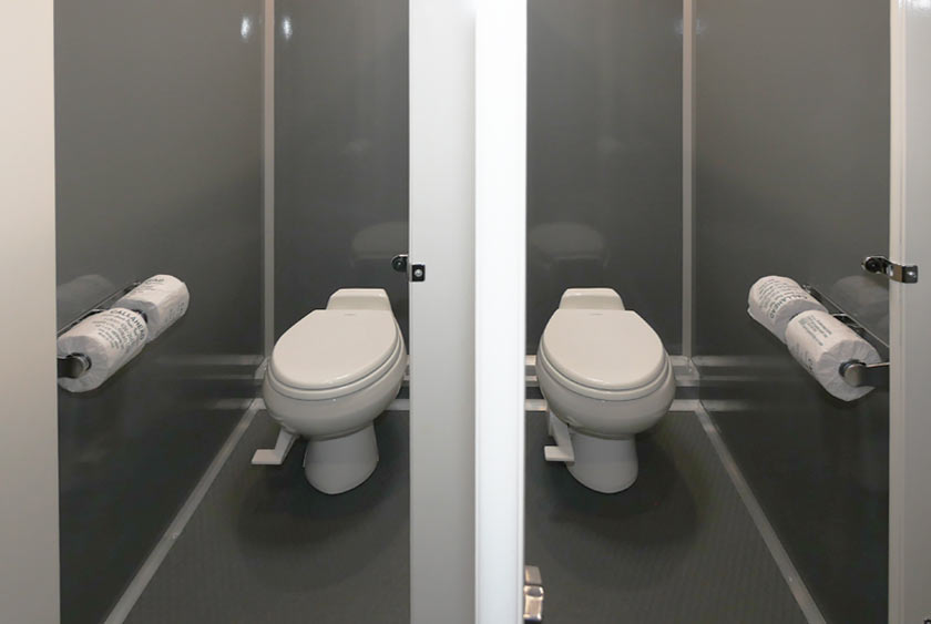 FULL SIZED PORCELAIN TOILETS