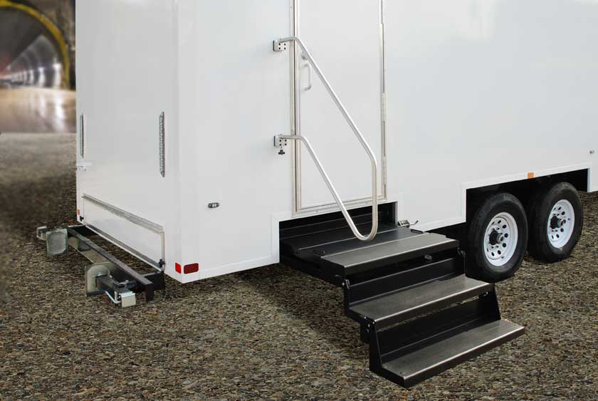 STEEL STAIRWAYS AND ALUMINUM HANDRAILS