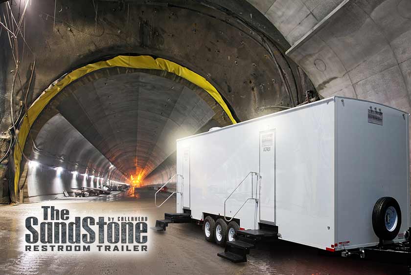 THE SANDSTONE RESTROOM TRAILER BY CALLAHEAD