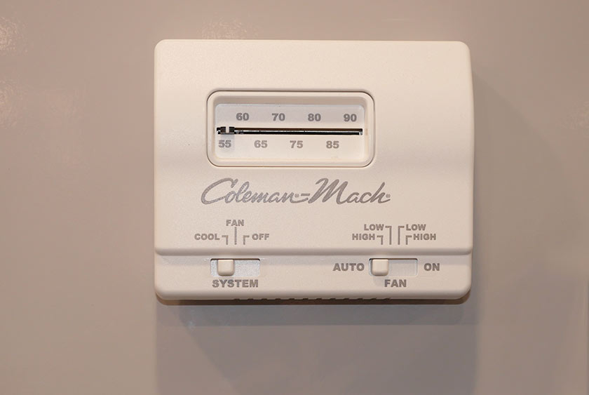 THERMOSTAT CONTROLLED AIR CONDITIONING