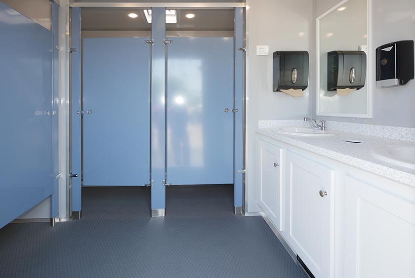 THE SOAPSTONE RESTROOM TRAILER LADIES' ENTRANCE