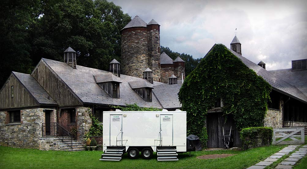 The Westchester Restroom Trailer Near A Special Event
