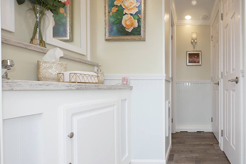 THE WHEATLEY RESTROOM TRAILER, WOMEN'S SIDE ENTRANCE