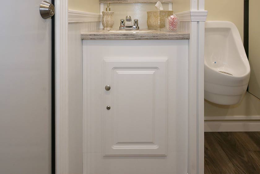 STORAGE BENEATH VANITIES