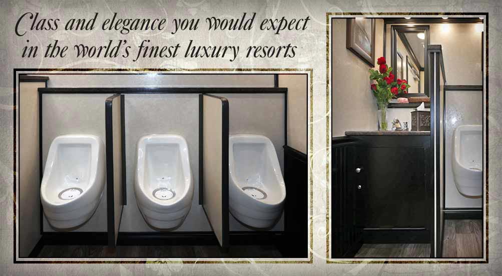 The Williamsburg Luxury Restroom Trailer Has Class And Elegance You Would Expect In The Worlds Finest Luxury Resorts