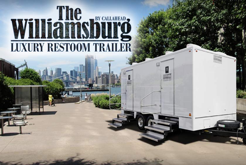 THE WILLIAMSBURG LUXURY RESTROOM TRAILER BY CALLAHEAD