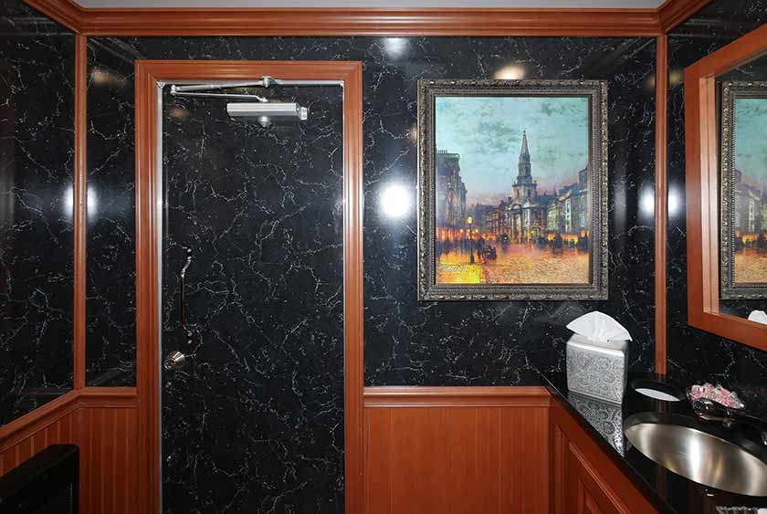 BEAUTIFULLY APPOINTED PORTABLE RESTROOMS