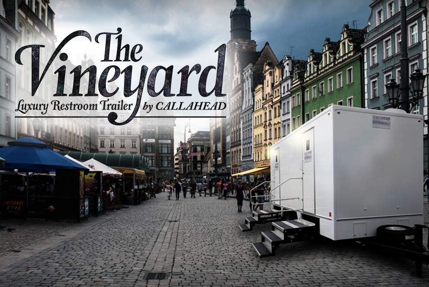 THE VINEYARD LUXURY RESTROOM TRAILER BY CALLAHEAD