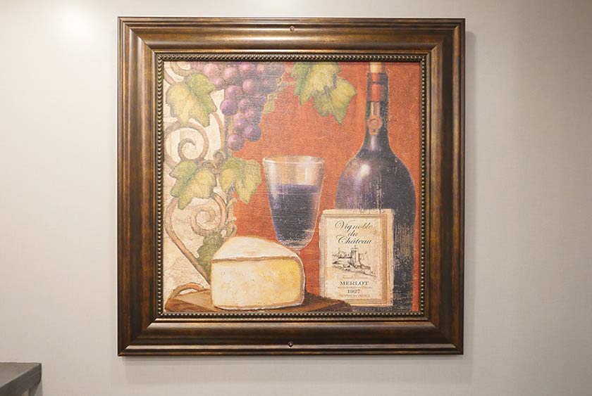 WOOD FRAMED ARTWORK THROUGHOUT