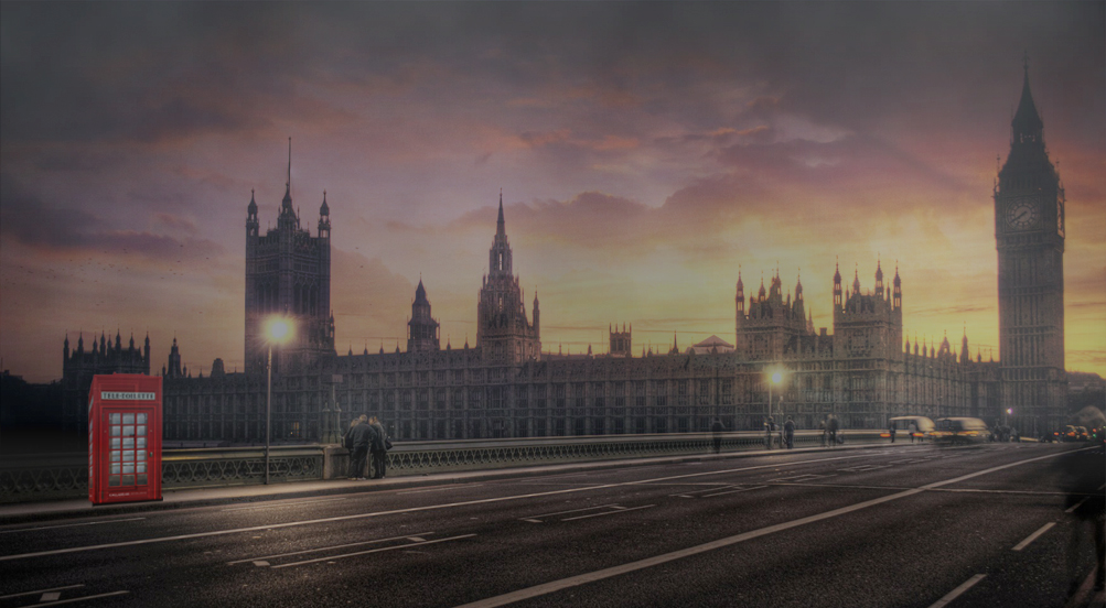 London Telephone Booth Inspired Portable Toilet