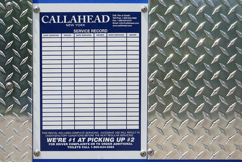 CALLAHEAD SERVICE RECORD