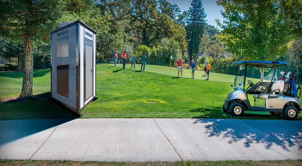 White Wash 16 Portable Restroom