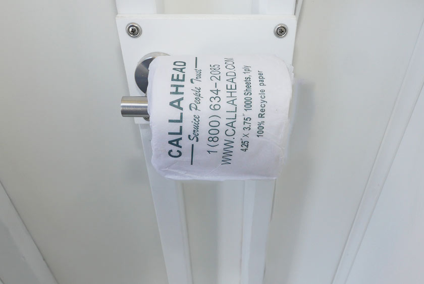 STAINLESS STEEL TOILET PAPER HOLDER