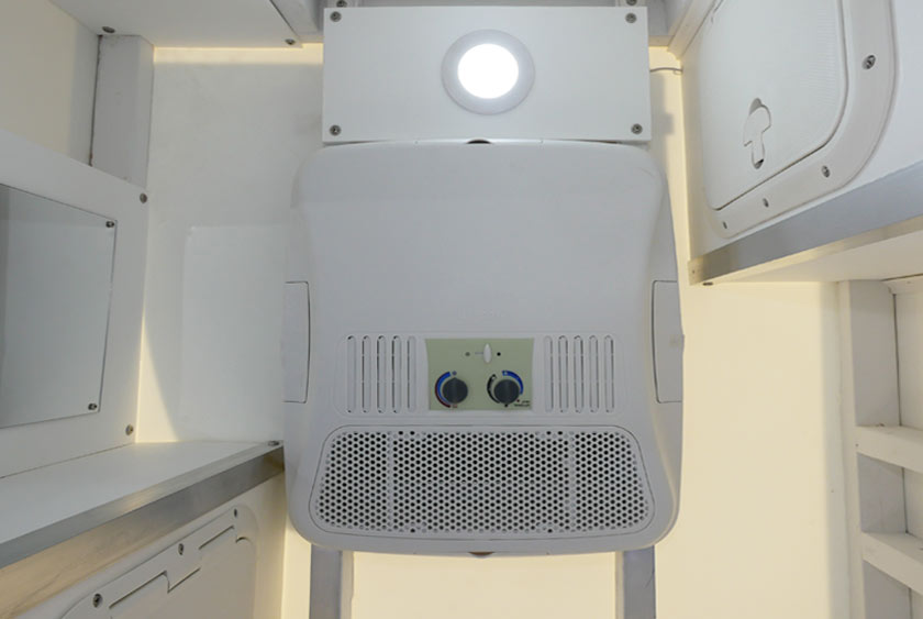 CEILING MOUNTED AIR CONDITIONER FOR WARM WEATHER