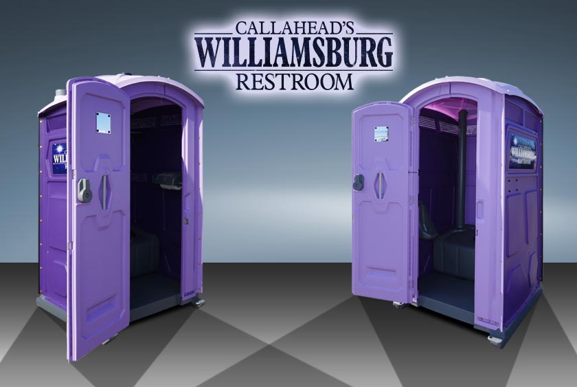 THE WILLIAMSBURG PORTABLE TOILET BY CALLAHEAD
